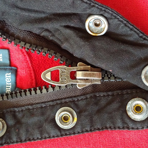 Vintage Polo Ralph Lauren Men's 1/4 Zip Snap Button Pullover Sweater Top Size M - Picture 4 of 6